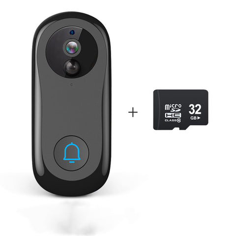 Smart Door Monitoring Video Doorbell Camera Electronic Cat Eye Home High-Definition Wireless Wifi Remote Connection Mobile Phone