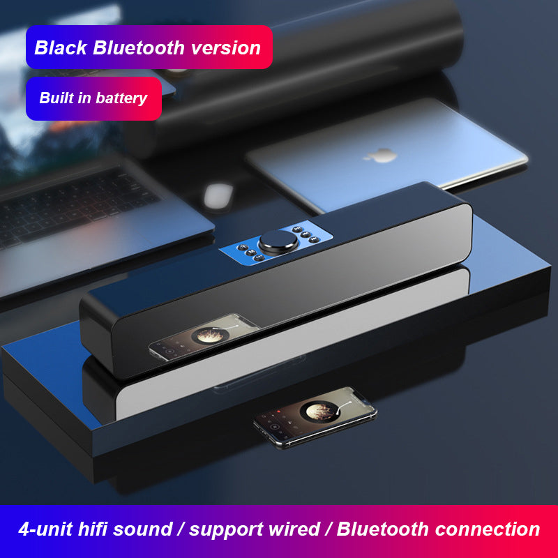Mirror Sound Blaster Wireless Bluetooth Clock Speaker Radio Audio