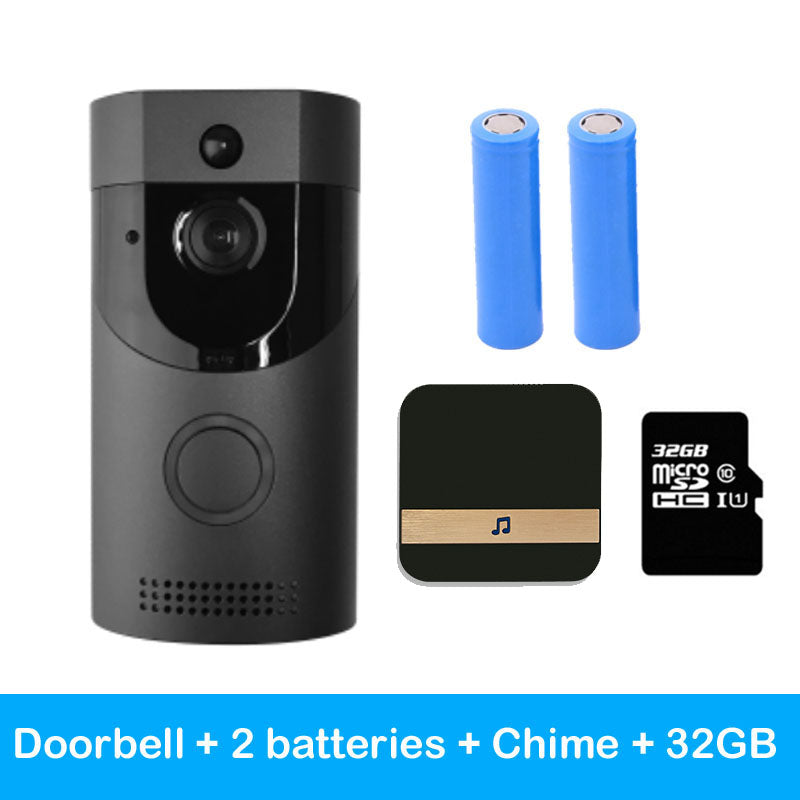 Home alarm smart wifi video doorbell wireless video intercom doorbell mobile phone remote video sea H1 program