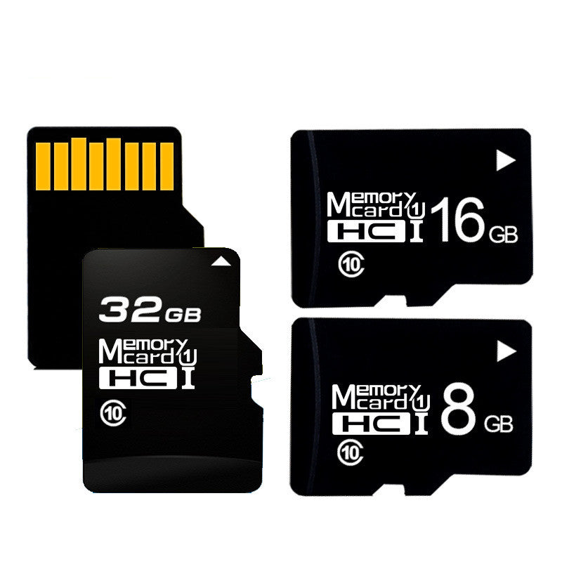 8GB, 16GB, 32GB, Standard Memory Card