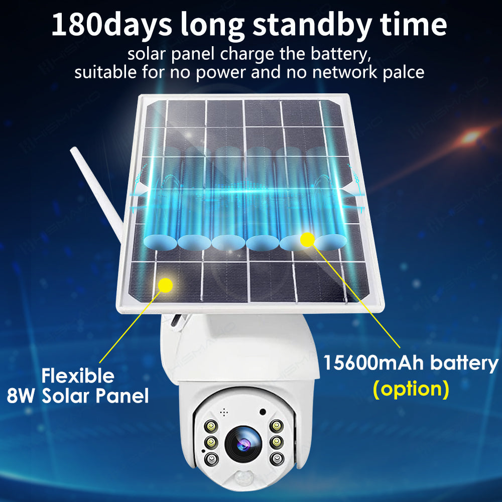 WIFI, Outdoor Night Vision Solar Panel Home Security Camera