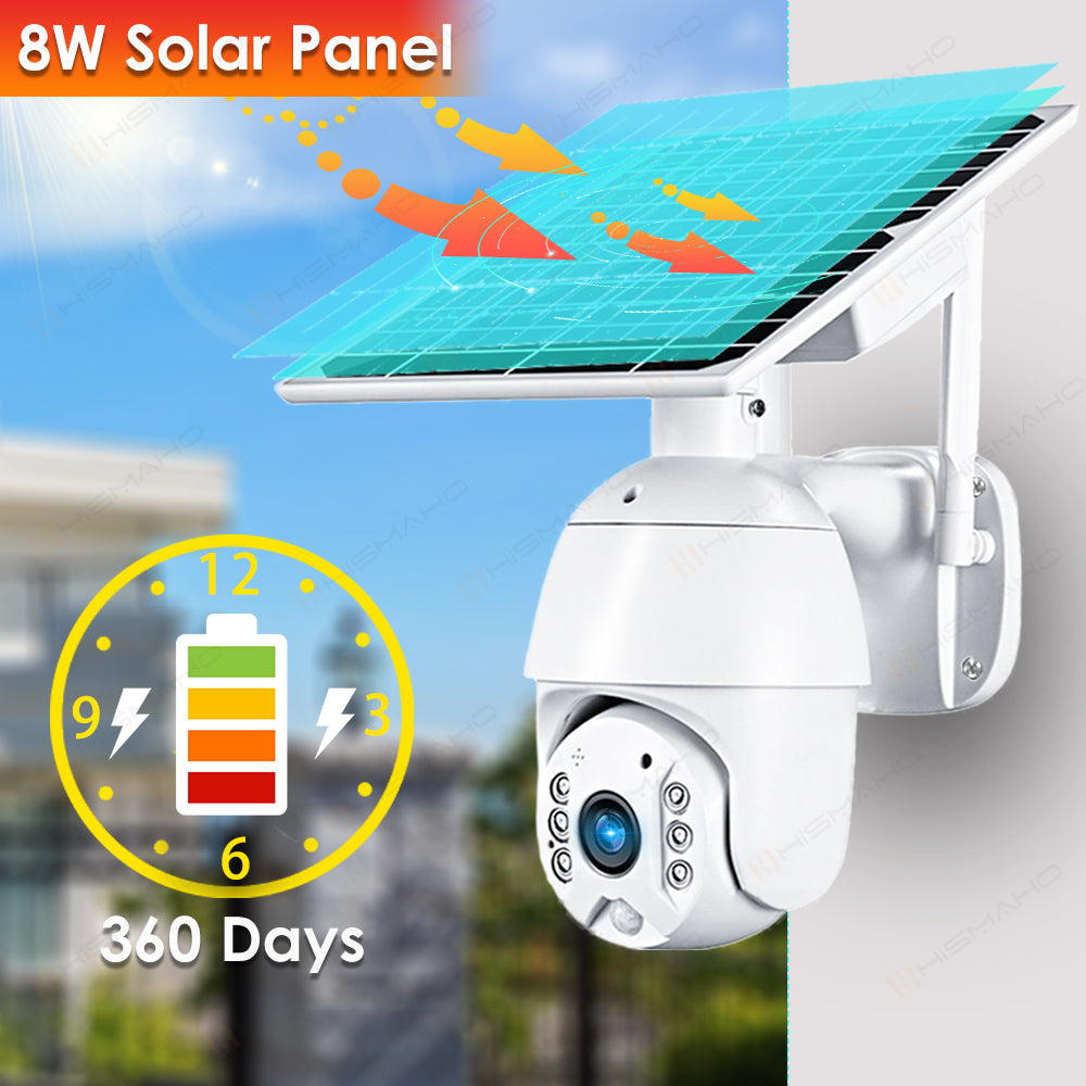 WIFI, Outdoor Night Vision Solar Panel Home Security Camera