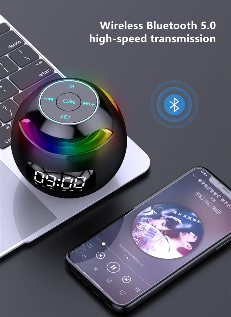 Home Clock Small Subwoofer Bluetooth Speaker