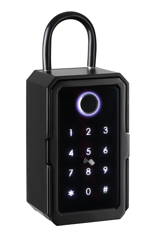 Waterproof Smart Key Box, - Fingerprint, Passcode, Card, App - SLB10