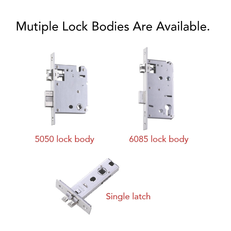 Smart Door Lock with Fingerprint, Keypad, Card & App | 5-Way Unlock | Tuya APP | Anti-Tamper Alarm - SL4