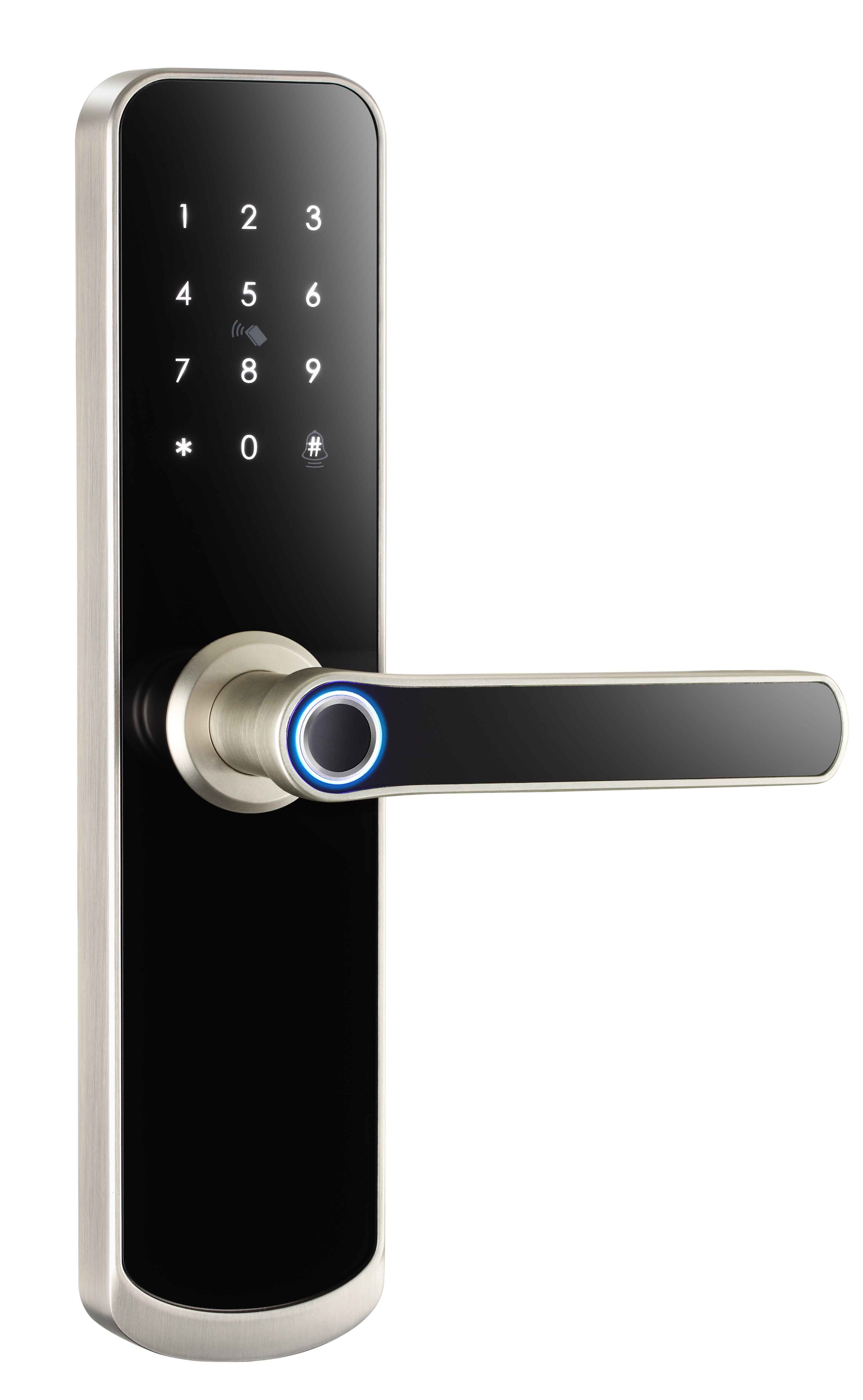 Smart Fingerprint Door Lock – 5-in-1 Keyless Entry | App, Password, Card & Mechanical Key - SL5