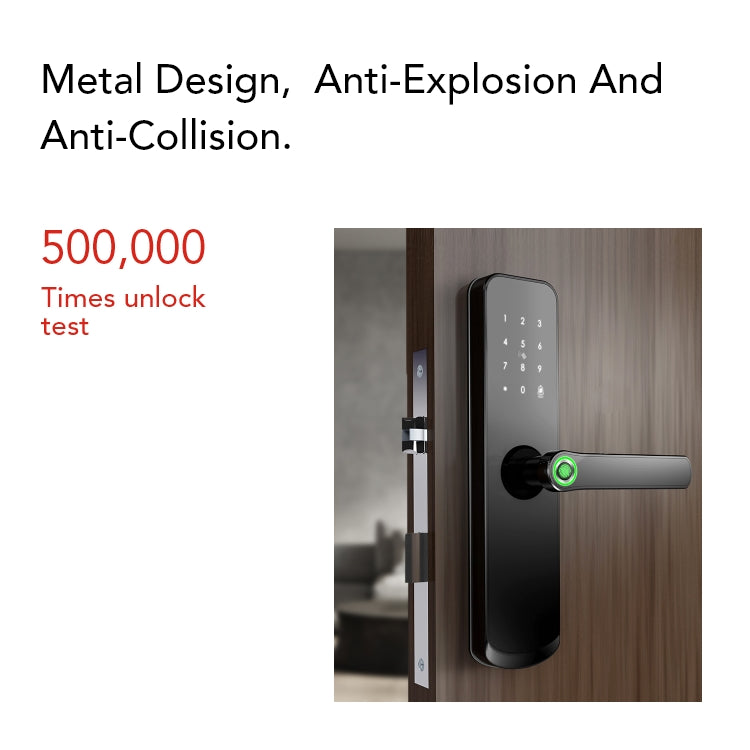 Smart Fingerprint Door Lock – 5-in-1 Keyless Entry | App, Password, Card & Mechanical Key - SL5