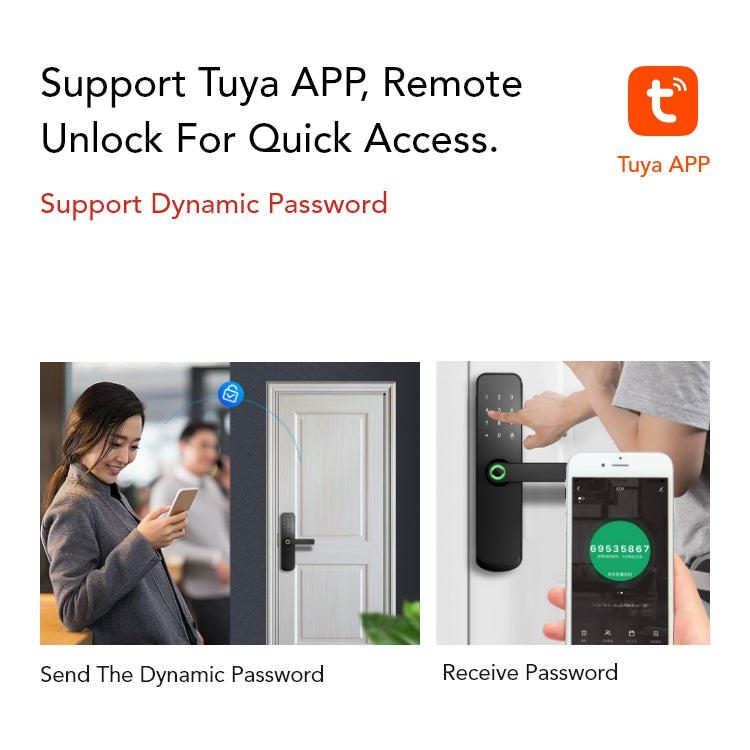 Smart Fingerprint Door Lock – 5-in-1 Keyless Entry | App, Password, Card & Mechanical Key - SL5