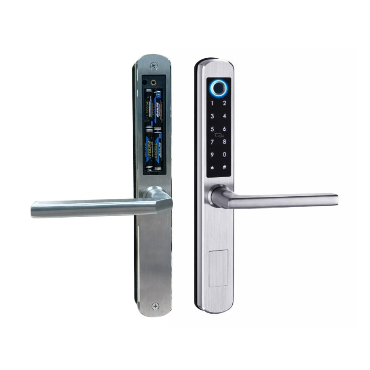 Smart Fingerprint Door Lock – 5-in-1 Unlock, Tuya App, 300 Users, Stainless Steel - SL7
