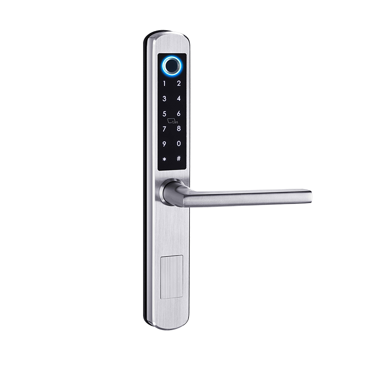 Smart Fingerprint Door Lock – 5-in-1 Unlock, Tuya App, 300 Users, Stainless Steel - SL7