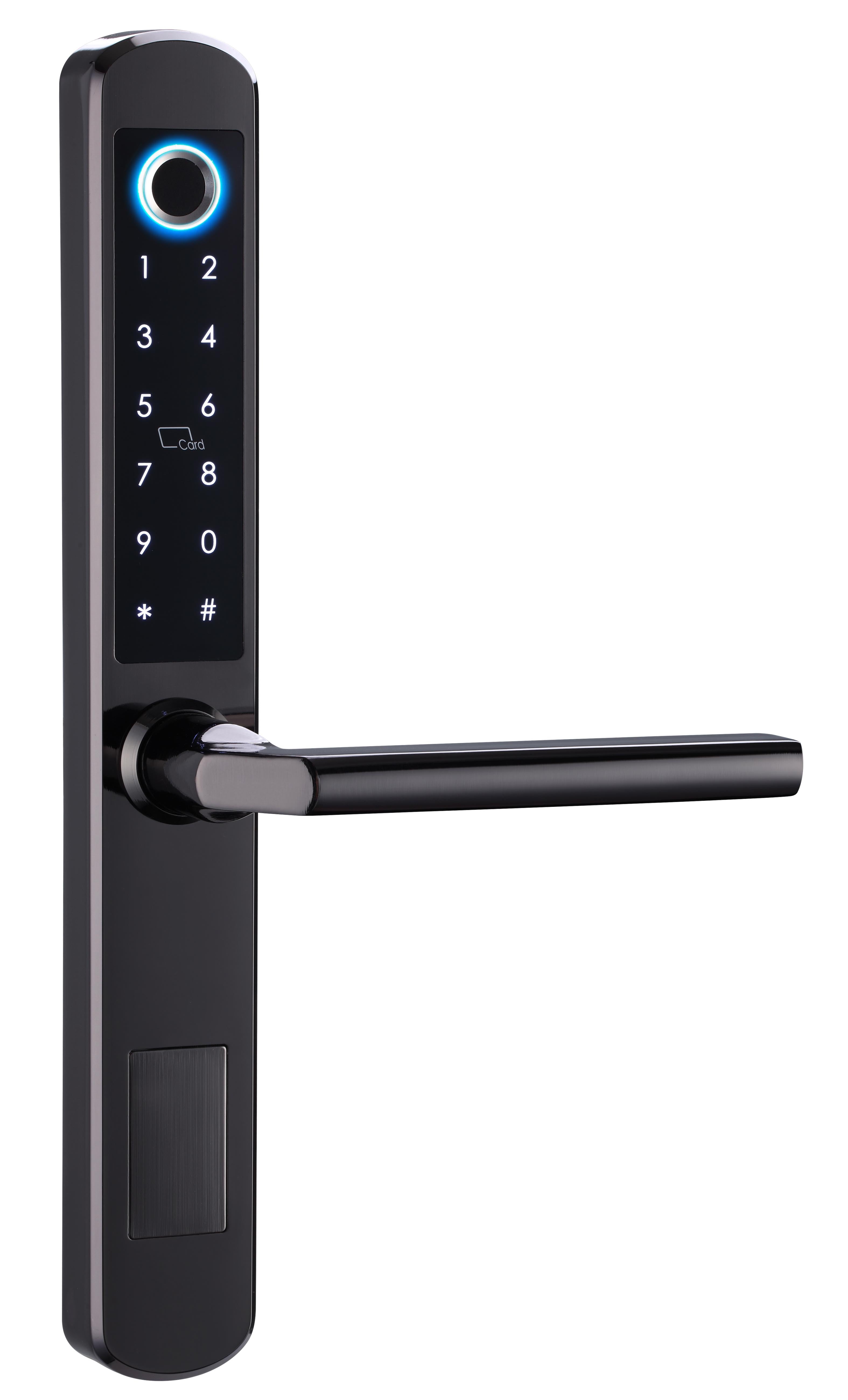 Smart Fingerprint Door Lock – 5-in-1 Unlock, Tuya App, 300 Users, Stainless Steel - SL7