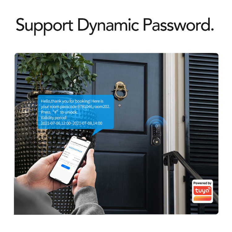 Smart Door Lock with Fingerprint, Keypad, Card & App Control – SL8