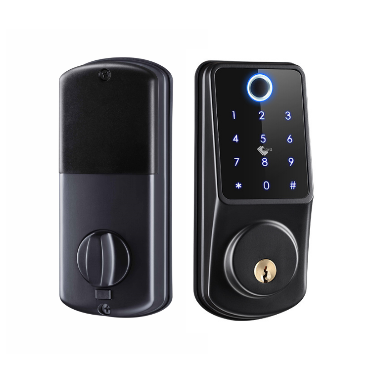 Smart Door Lock with Fingerprint, Keypad, Card & App Control – SL8