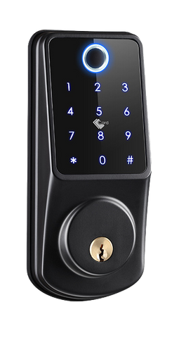 Smart Door Lock with Fingerprint, Keypad, Card & App Control – SL8