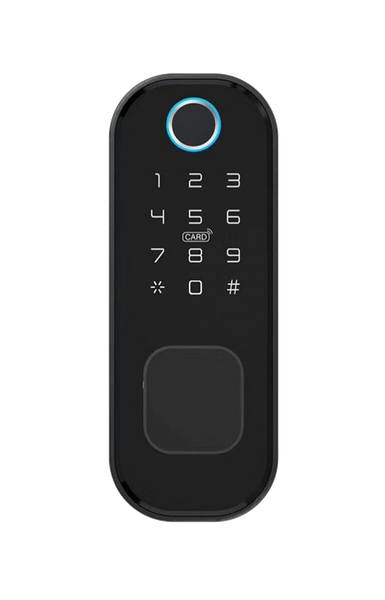 Smart Rim Lock - Fingerprint | Passcode | Card | Tuya / TTLock App | B ...
