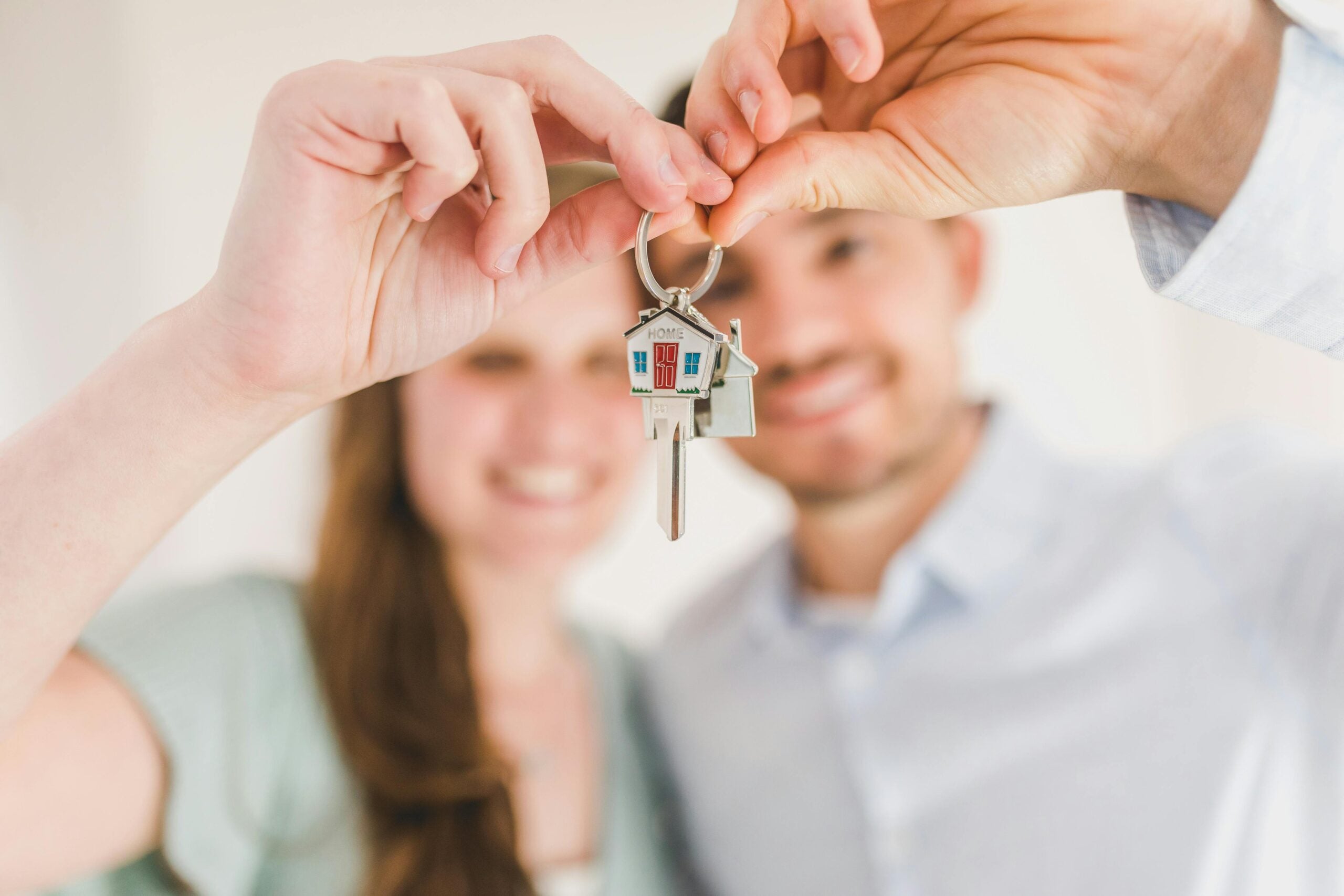 couple holding keys