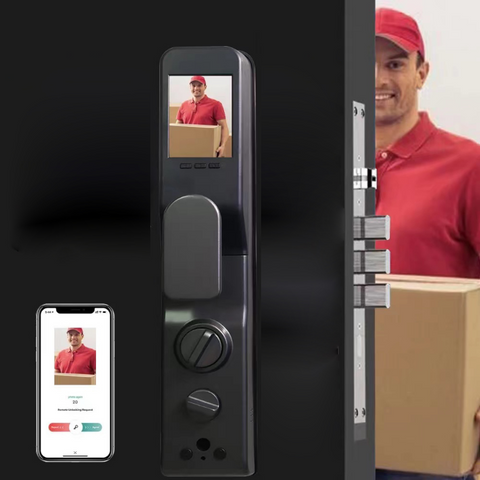 TTLock face recognition lock with camera and screen TA-CM05