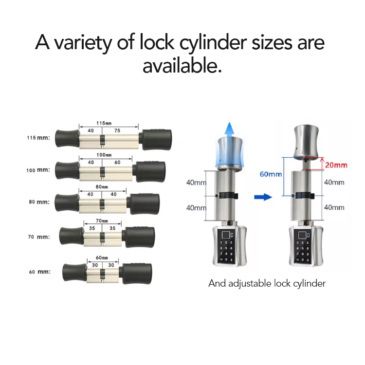 TTLock fingerprint smart cylinder lock TA-CY18 – view 5