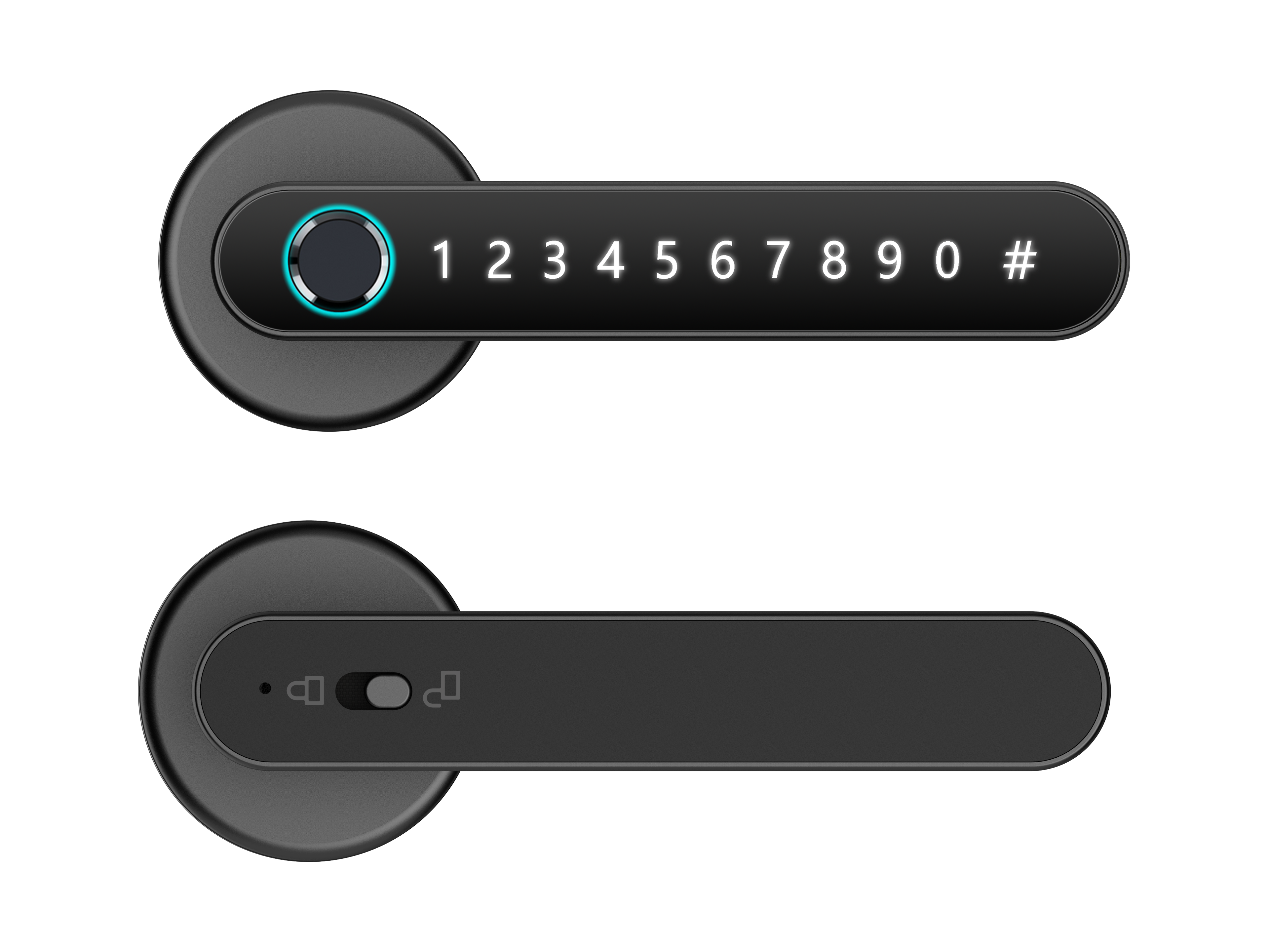 TTLock smart door handle lock TA-HL06 – view 2