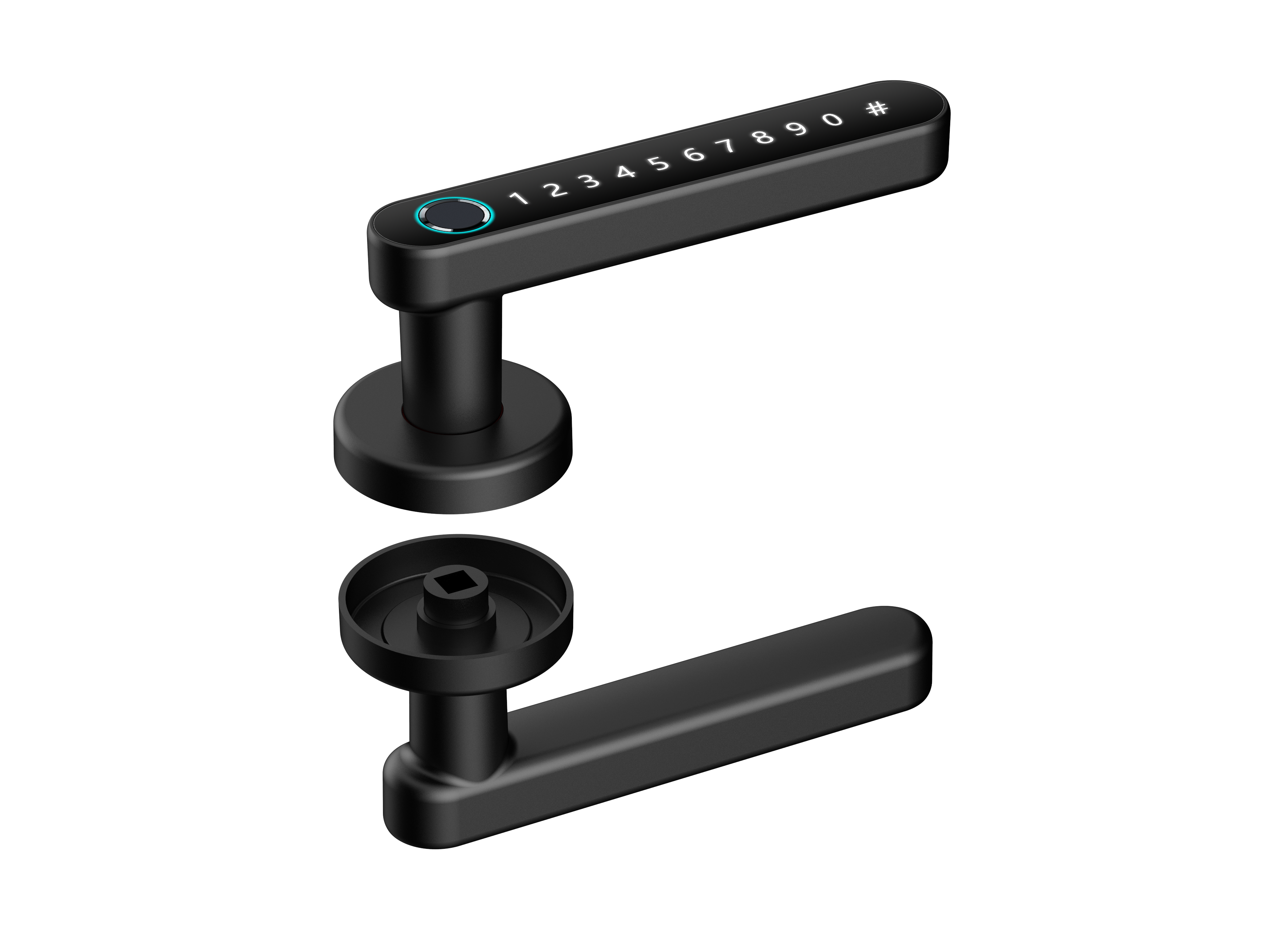 TTLock smart door handle lock TA-HL06 – view 3
