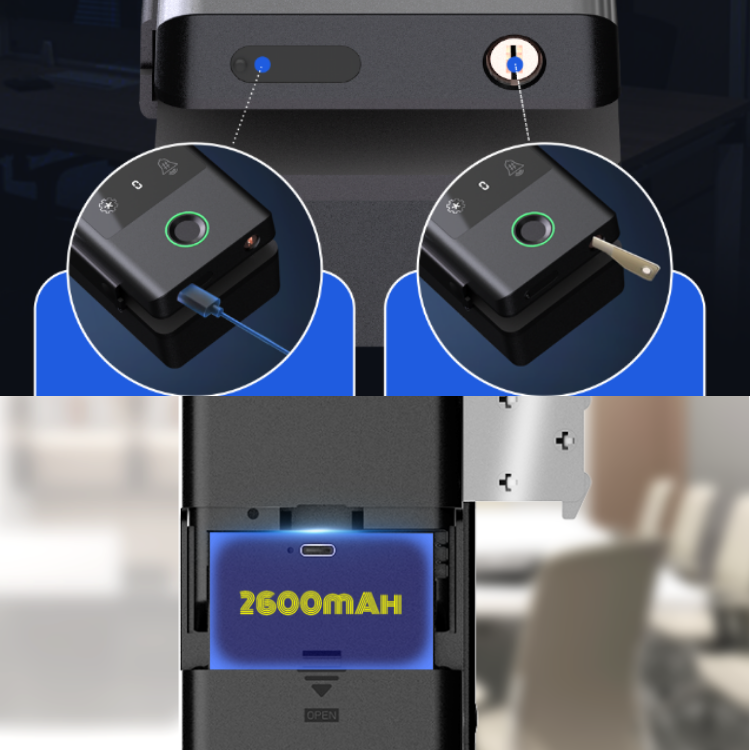 TTLock glass door lock with camera and face unlock TA-GL07 – view 5