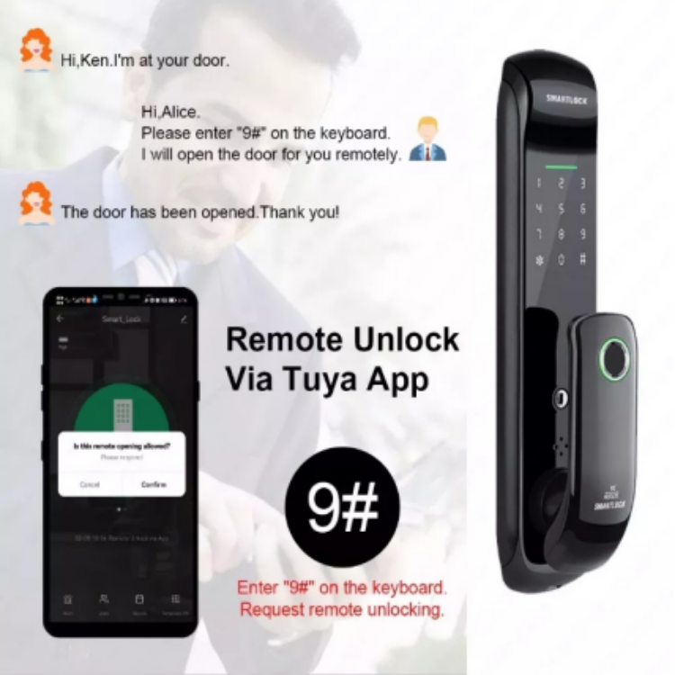 TTLock smart mortise lock with deadbolt TA-DL19 – view 5