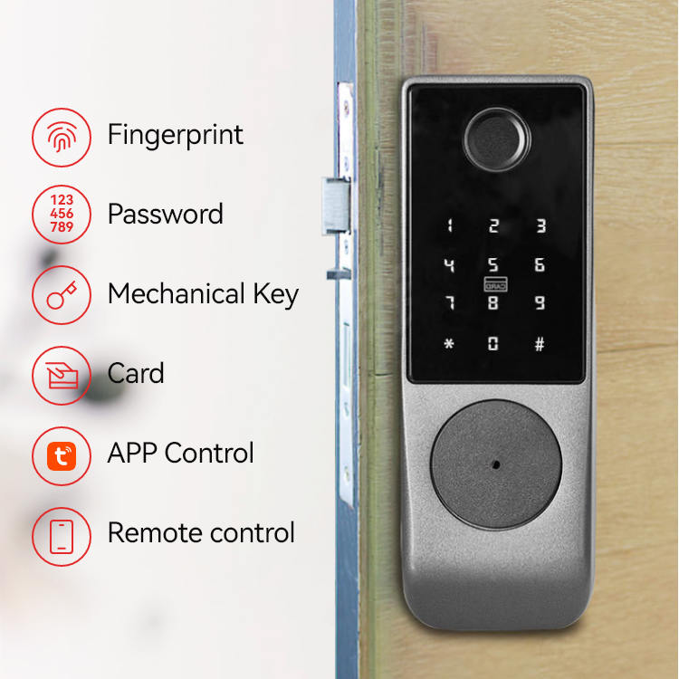 TTLock waterproof smart rim lock TA-RL29 – view 2