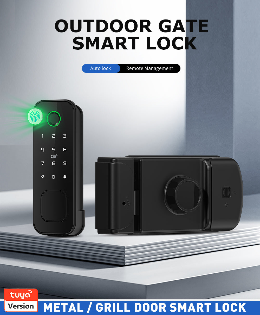 TTLock weatherproof smart rim lock TA-RL10