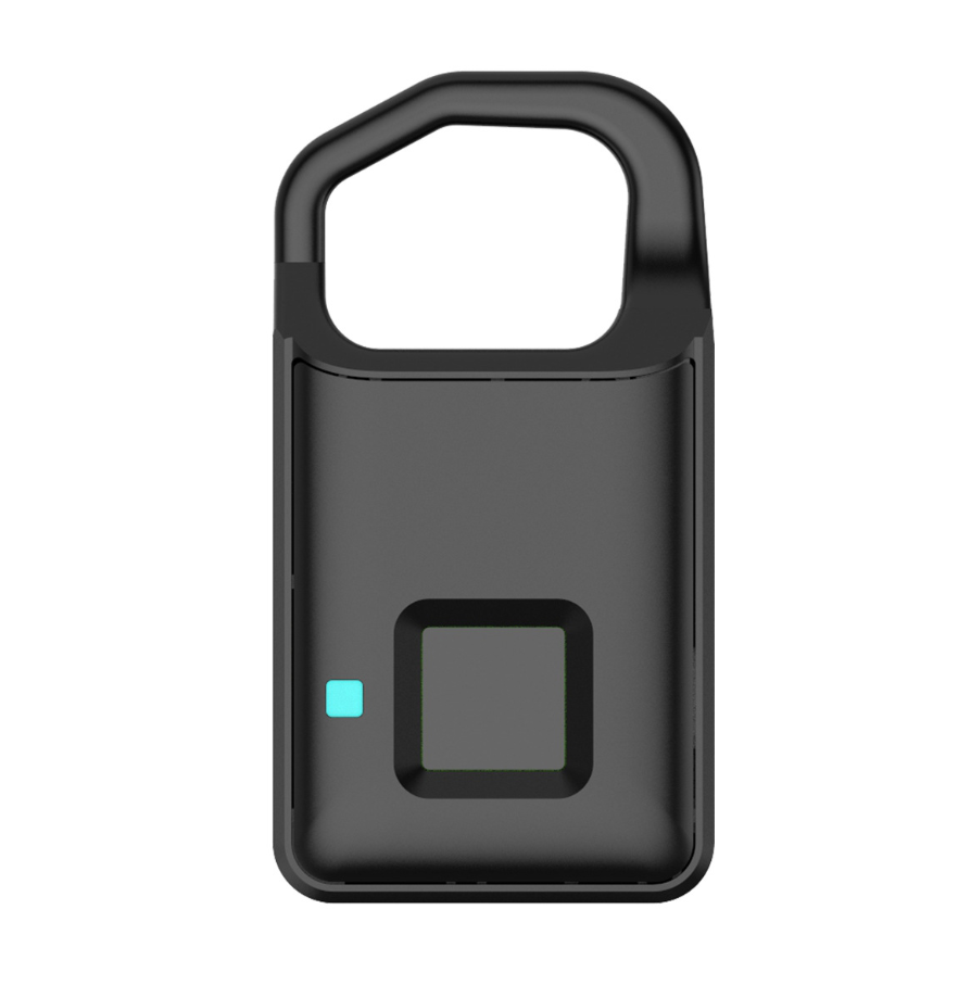Fingerprint Padlock Smart Lock - Anti-Theft Door Lock, Outdoor Door Padlock, Luggage Lock - P4 Fingerprint Padlock