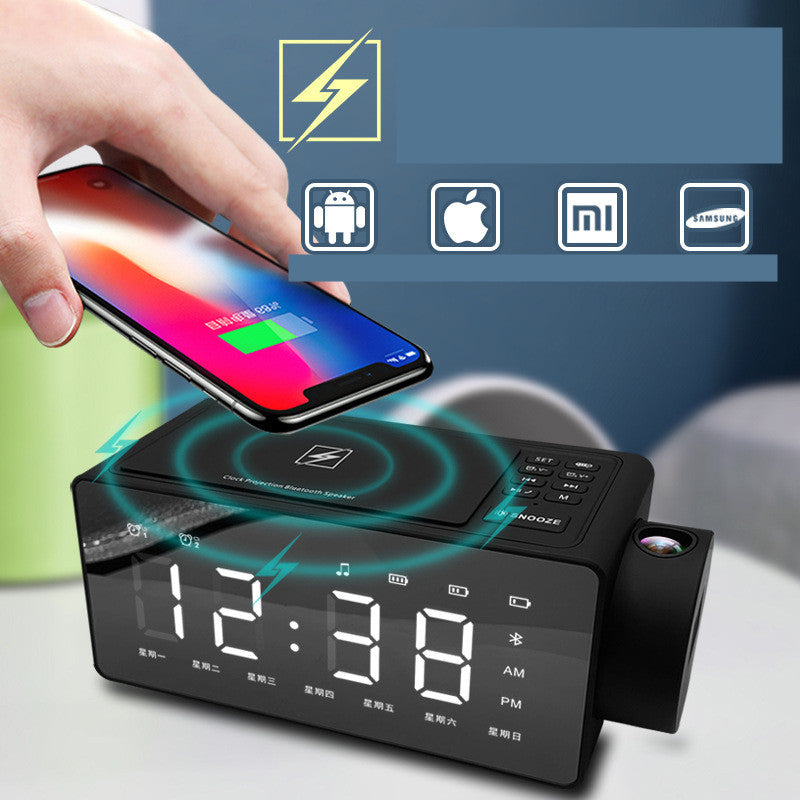Wireless Phone Charging Smart Speaker Clock