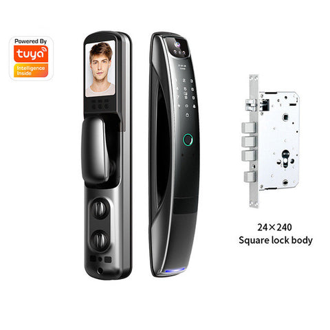 Fully Automatic Smart Doorlock, 3D Face Recognition, Fingerprint, Passcode, TUYA APP